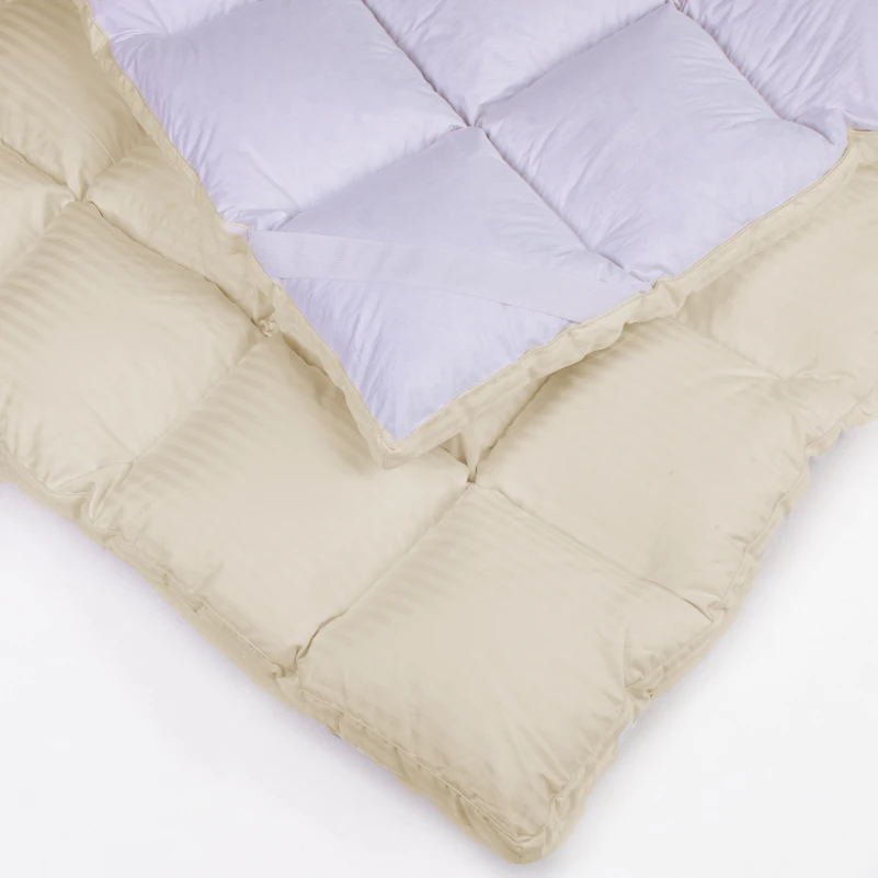 Перина пуховая Carmela 100%пух №712 (с резинкой по углах) высота до 5 см - 2