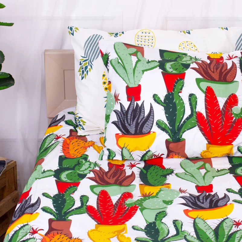 Комплект постільної білизни Бязь 17-0242 Salyut - 5