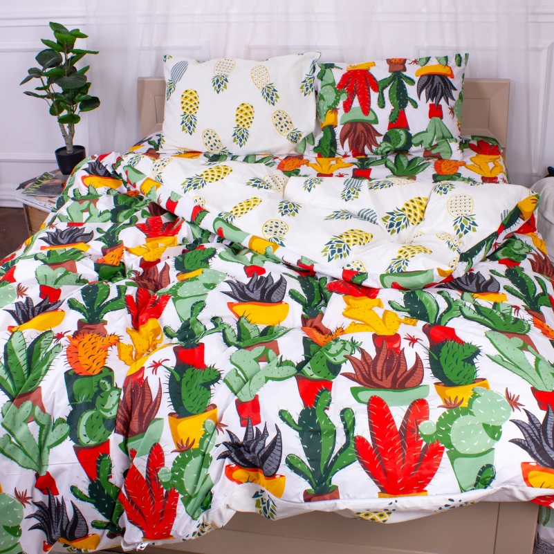 Комплект постільної білизни Бязь 17-0242 Salyut