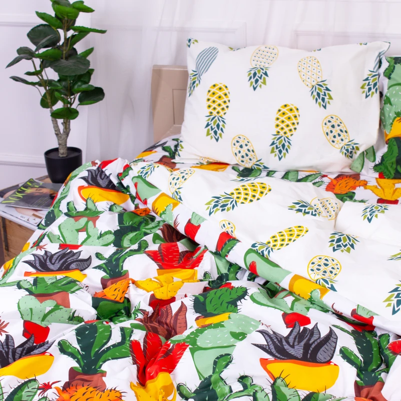 Комплект постільної білизни Бязь 17-0242 Salyut - 2