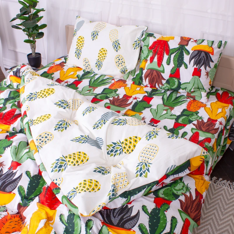 Комплект постільної білизни Бязь 17-0242 Salyut - 3