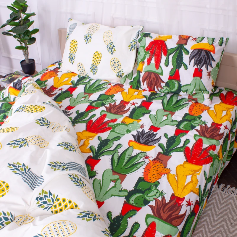 Комплект постільної білизни Бязь 17-0242 Salyut - 4