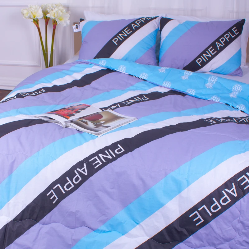 Набір антиалергенний 3M ТМ THINSULATE ТМ Зима №5125 Сolor Fun Line (чохол бязь 100%) Oblivion (ковдра + подушка середня) - 2