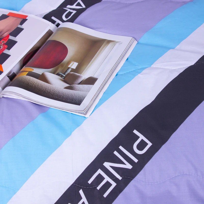 Набір антиалергенний 3M ТМ THINSULATE ТМ Зима №5125 Сolor Fun Line (чохол бязь 100%) Oblivion (ковдра + подушка середня) - 5