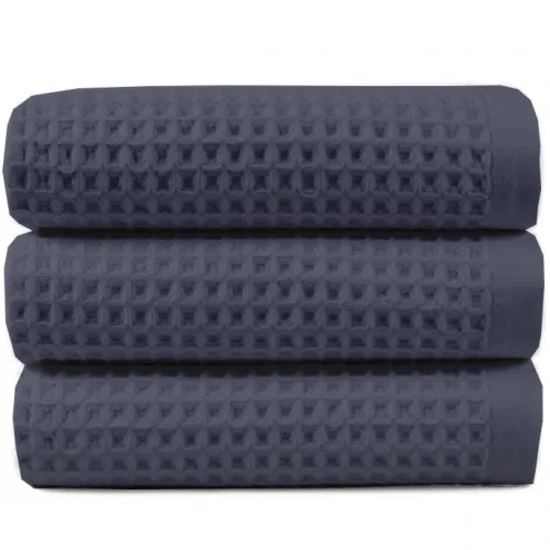 Полотенце С №402 Luxury Waffle Dark grey