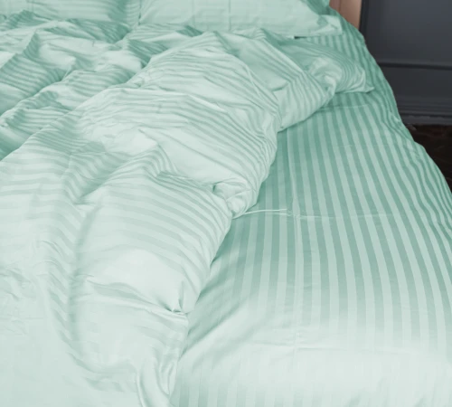 Підковдра Satin Stripe 30-0013 Azure - 2