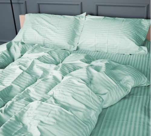 Підковдра Satin Stripe 30-0013 Azure