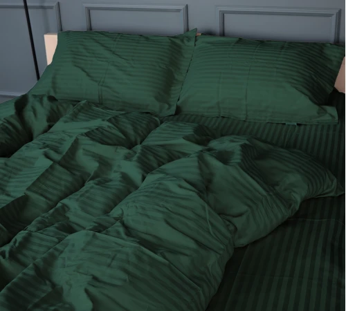 Підковдра Satin Stripe 30-0017 Green
