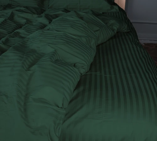 Підковдра Satin Stripe 30-0017 Green - 2
