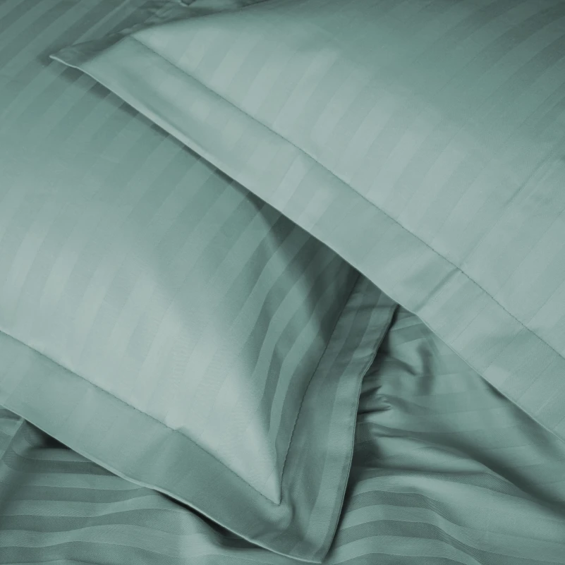 Постельное белье Satin Stripe 30-0015 Green Wave - 4