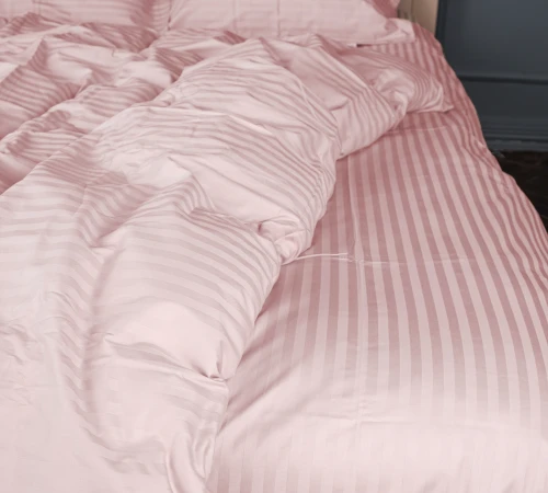 Підковдра Satin Stripe 30-0007 Pink - 2