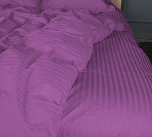 Підковдра Satin Stripe 30-0009 Purple - 2