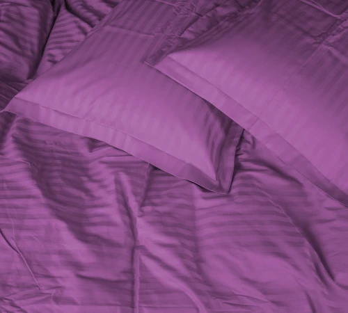 Постельное белье Satin Stripe 30-0009 Purple
