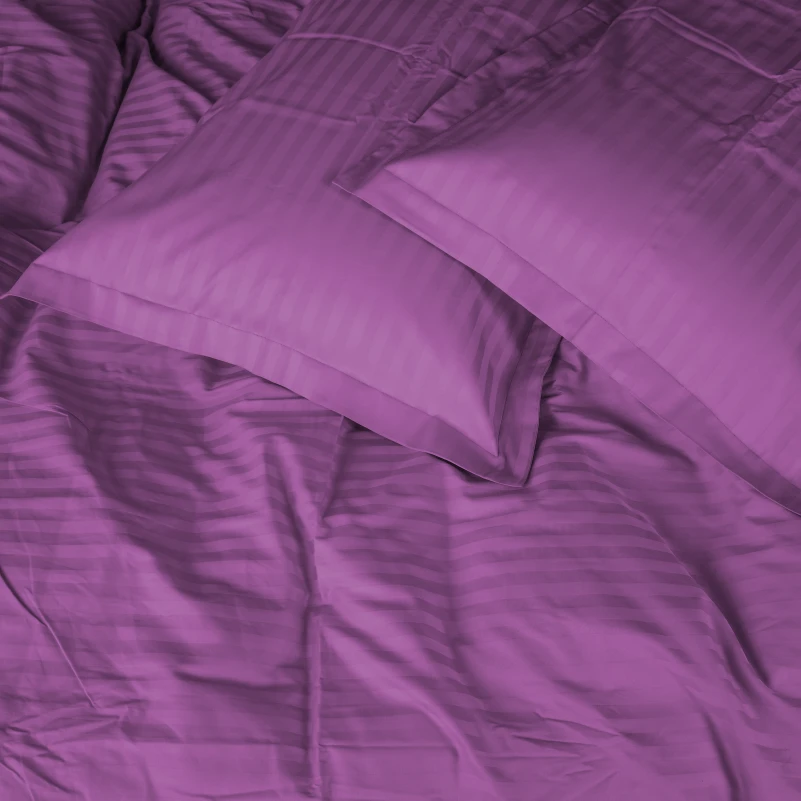Постельное белье Satin Stripe 30-0009 Purple