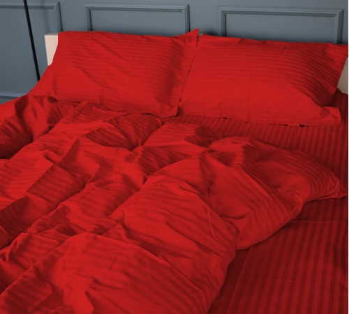 Підковдра Satin Stripe 30-0018 Red