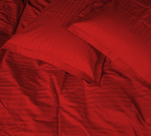 Постельное белье Satin Stripe 30-0018 Red
