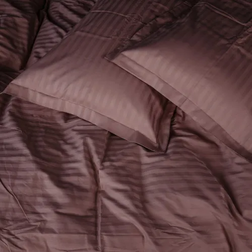 Постельное белье Satin Stripe 30-0008 Smoky Pink