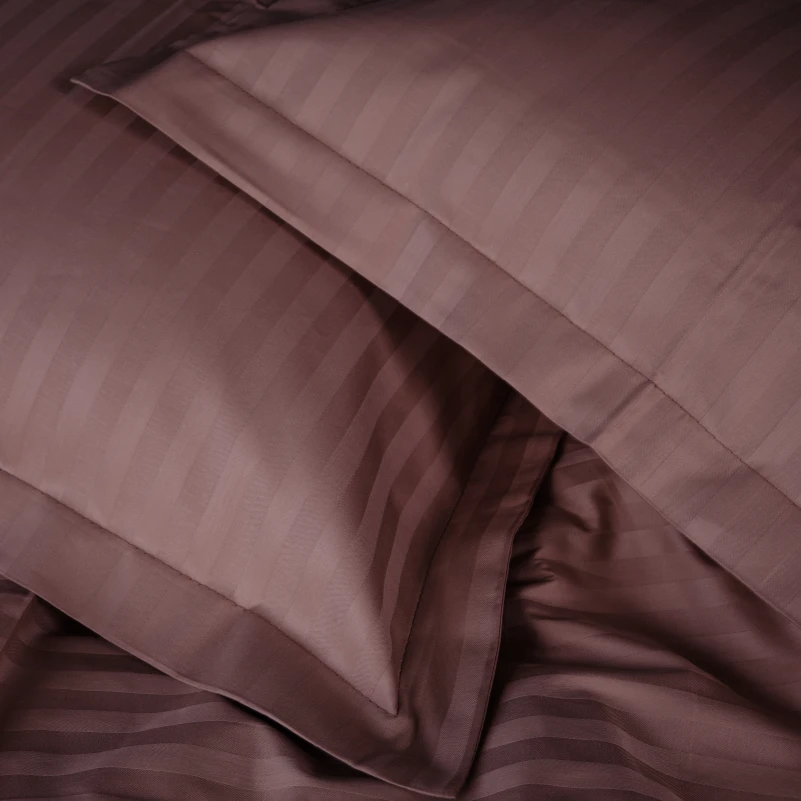 Постельное белье Satin Stripe 30-0008 Smoky Pink - 4