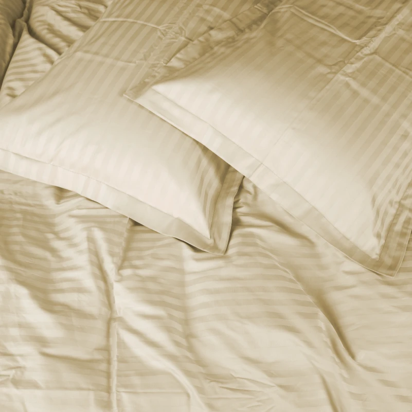 Постельное белье Satin Stripe 30-0002 Soft Yellow