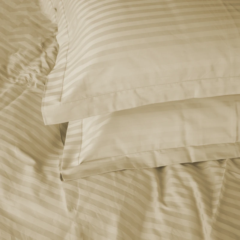 Постельное белье Satin Stripe 30-0002 Soft Yellow - 5