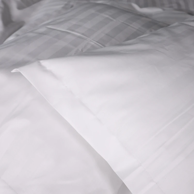 Постельное белье Satin Stripe 30-0001 White - 2