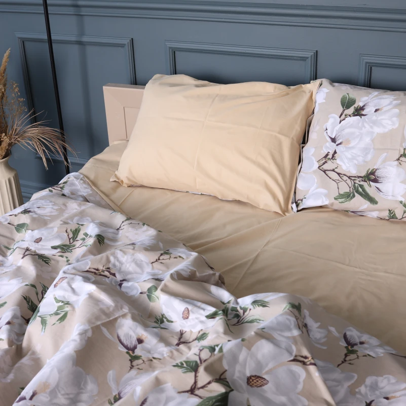 Наволочка Бязь 17-0816 White Flower - 1