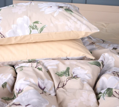 Комплект постільної білизни Бязь 17-0816 White Flower - 2