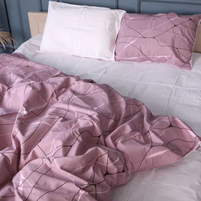 Комплект постільної білизни Бязь 17-0810 Accents pink - 5