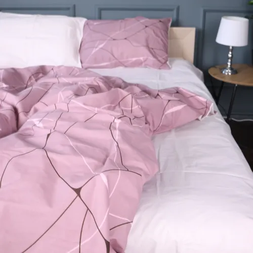 Комплект постільної білизни Бязь 17-0810 Accents pink - 4