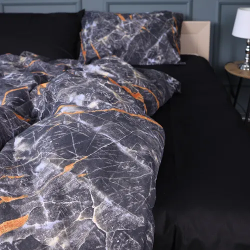 Комплект постільної білизни Бязь 17-0833 Marble texture - 3