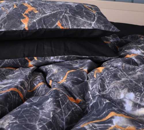 Комплект постільної білизни Бязь 17-0833 Marble texture - 2