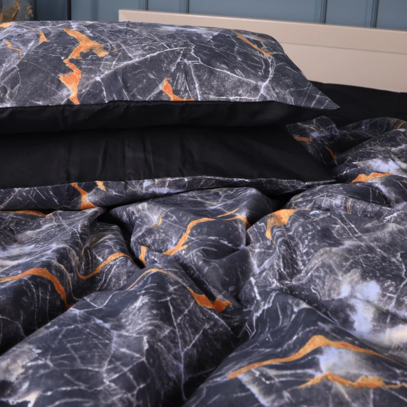 Комплект постільної білизни Бязь 17-0833 Marble texture - 1