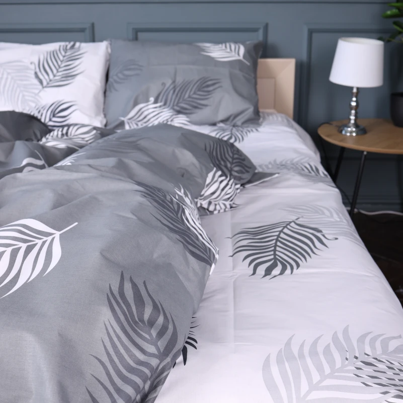 Комплект постільної білизни Бязь 17-0831 Minimalist plant - 4