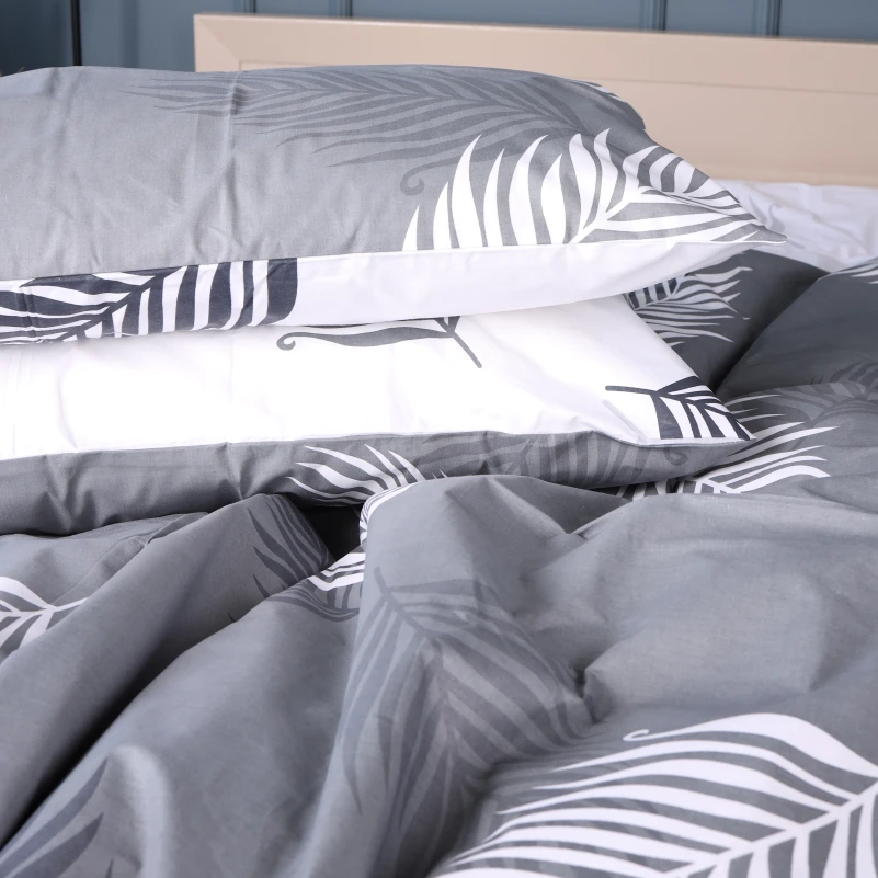 Комплект постільної білизни Бязь 17-0831 Minimalist plant - 1