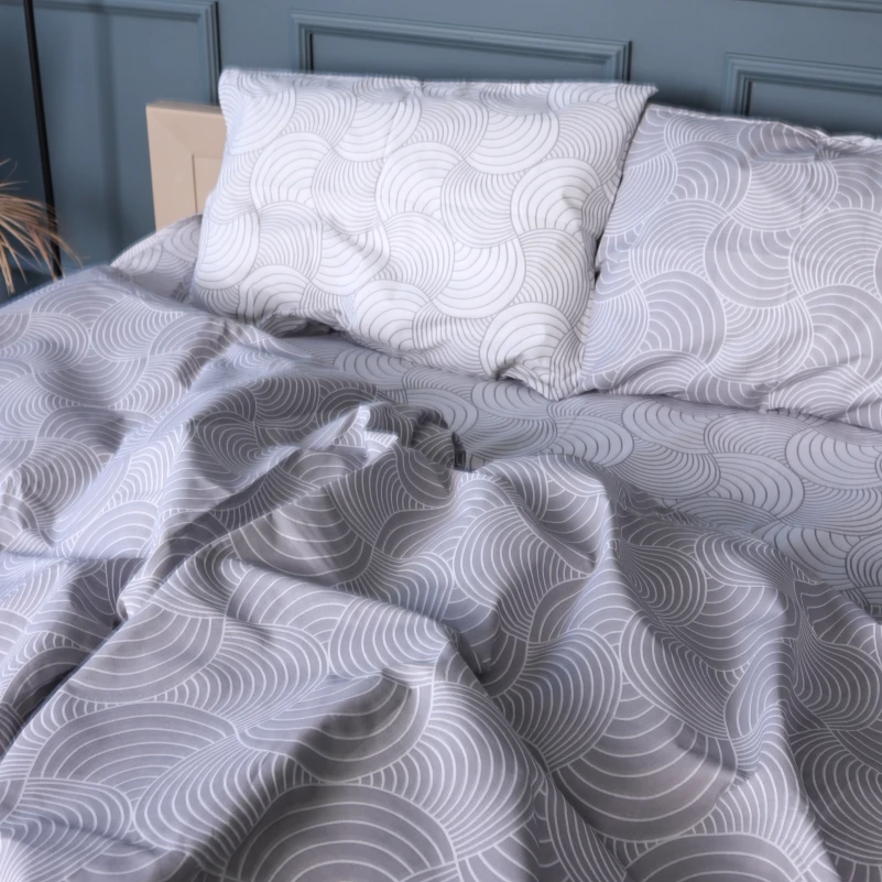 Комплект постільної білизни Бязь 17-0832 Ripple print - 2