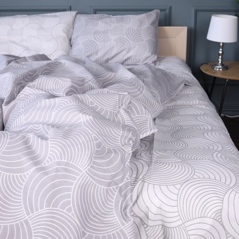 Комплект постільної білизни Бязь 17-0832 Ripple print - 3