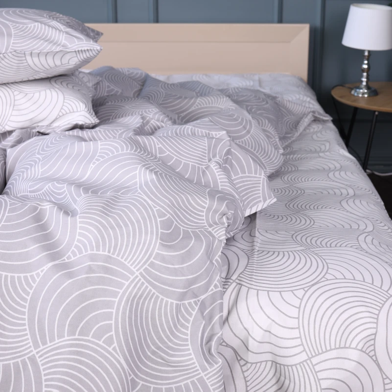 Комплект постільної білизни Бязь 17-0832 Ripple print - 4