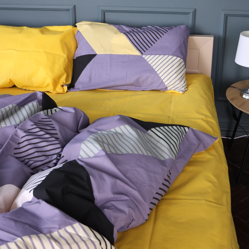 Комплект постільної білизни Бязь 17-0828 Geometric block - 2