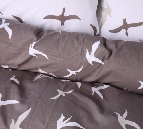 Наволочка Ranforce Elite 17-0826 Flying birds brown - 2