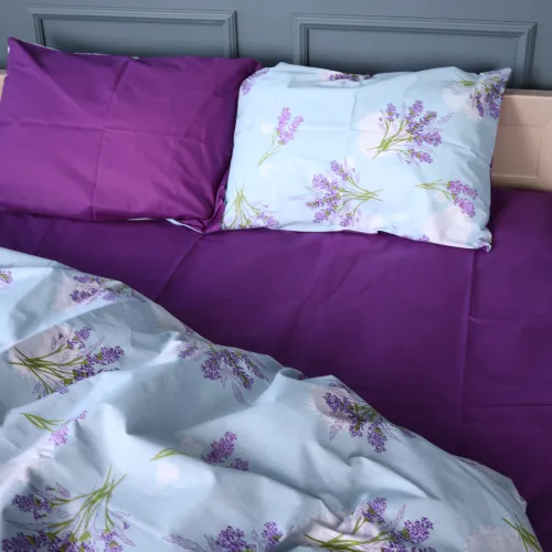 Комплект постільної білизни Бязь 17-0130 Lavender sea - 4