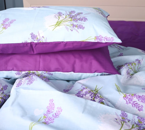 Комплект постільної білизни Бязь 17-0130 Lavender sea - 2