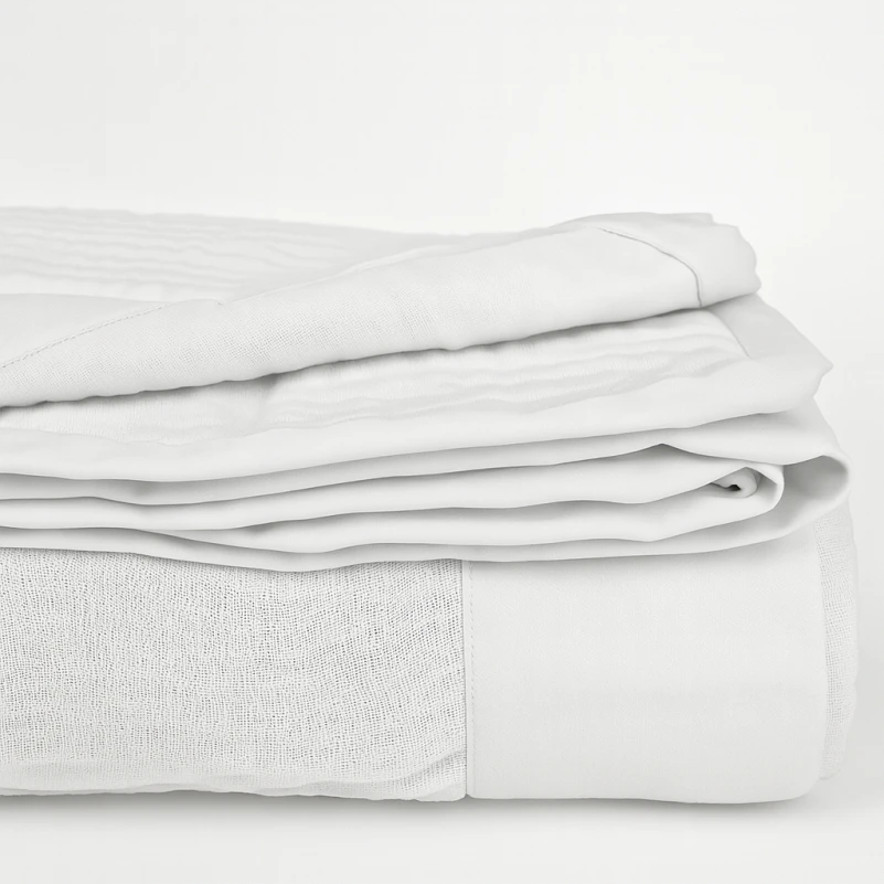 Покрывало №1501 Muslin hug white - 2