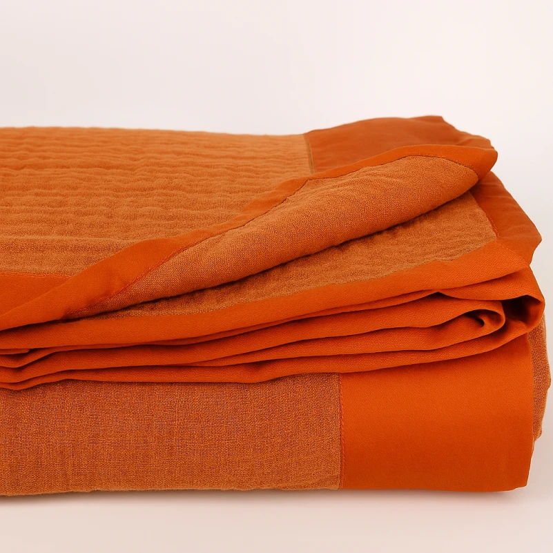 Покрывало №1503 Muslin hug terracotta - 5