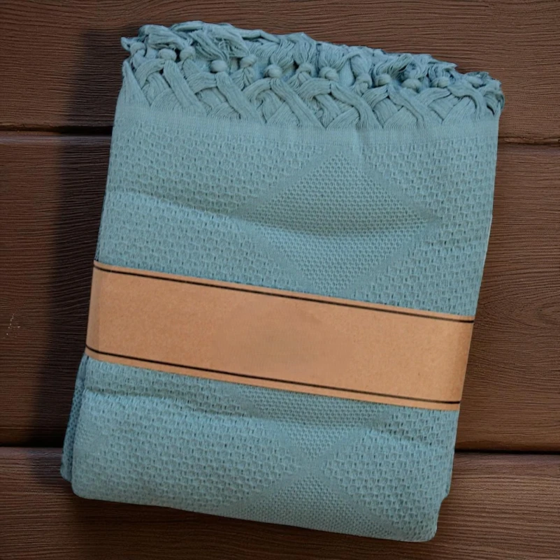 Покривало Т Nordic Pique turquoise - 2