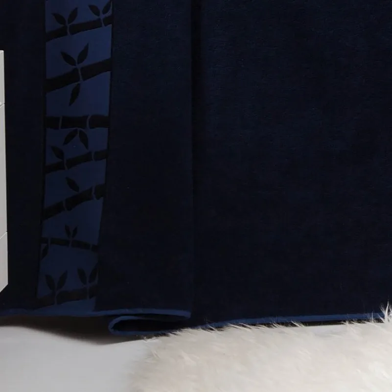 Покривало Т Bamboo Calm navy blue - 1