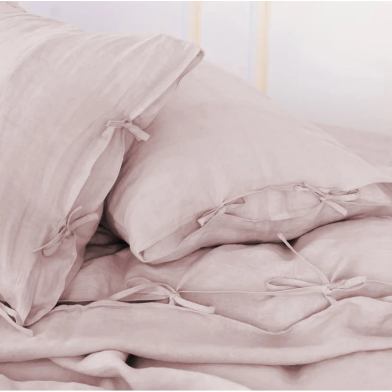 Комплект постільної білизни Льон Natural Linen "Amalia" - 3