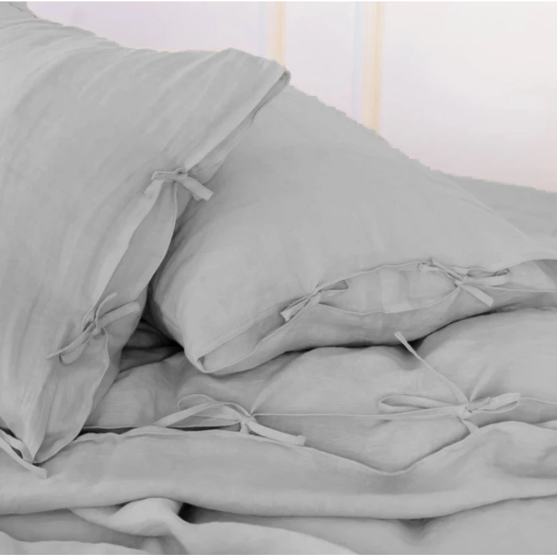 Комплект постільної білизни Льон Natural Linen "Jasmine" - 3