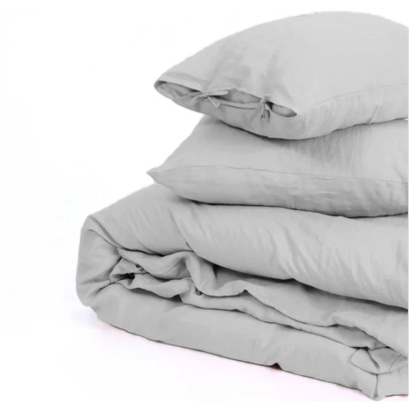 Комплект постільної білизни Льон Natural Linen "Jasmine" - 4