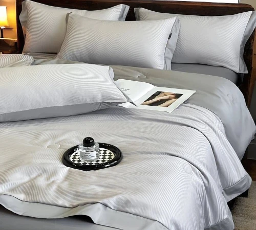 Набір Сатин Жаккард Silver Pearl