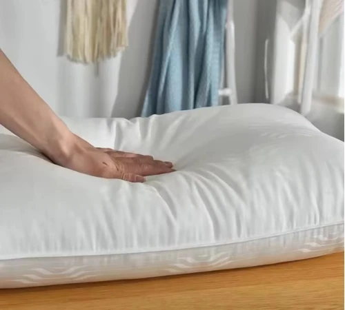 Подушка шовкова Premium silk №1502 white New - 2